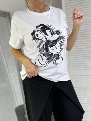 T-SHIRT MOUSE WHITE