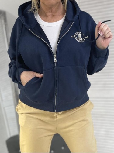 BLUZA ROZPINANA BEAR GRANAT