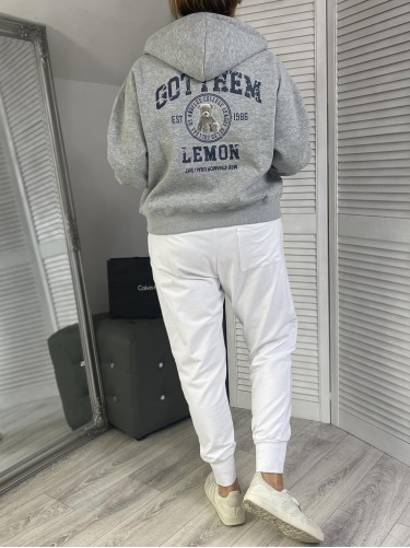 BLUZA ROZPINANA BEAR GREY