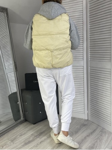 KAMIZELKA CIENKA PUCHOWA YELLOW