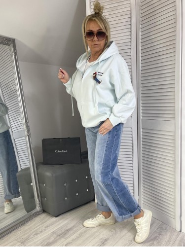 BLUZA ROZPINANA JAMNIK BŁĘKIT