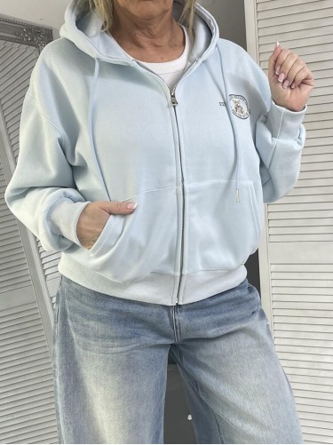 BLUZA ROZPINANA BEAR BŁĘKIT