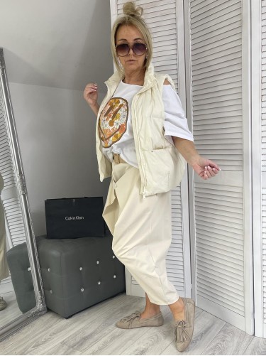 SPODNIE A LA WENDY CREME