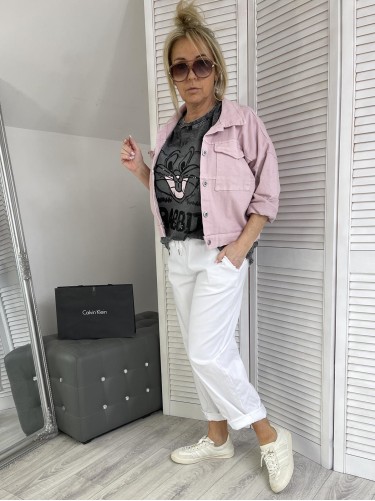 T-SHIRT RABBIT DEKATYZ GRAFIT