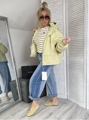 KURTKA ANNA WIATRÓWKA YELLOW