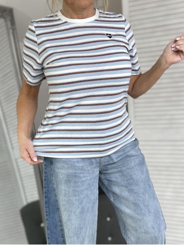 T-SHIRT PASKI LOUIS BŁĘKIT