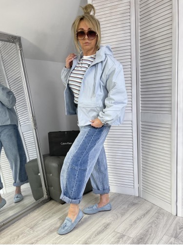 T-SHIRT PASKI LOUIS BŁĘKIT