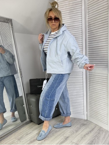 KURTKA ANNA WIATRÓWKA BŁĘKIT