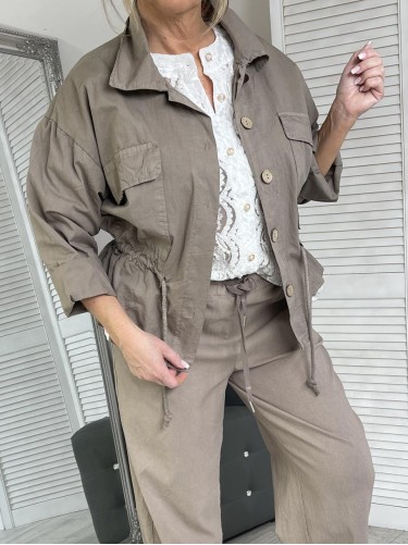 KURTKA ITALY ROSA STYLE FANGO