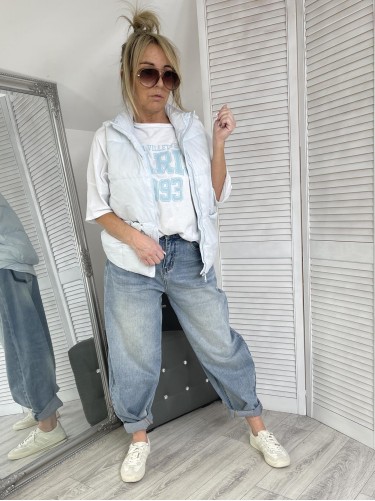 BLUZKA DEKATYZ PARIS WHITE