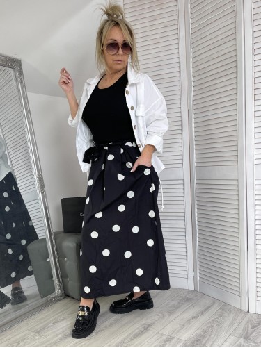 SPÓDNICA GROCHY BLACK