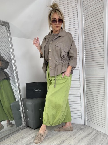 SPODNIE STELLA MILANI GROSZEK