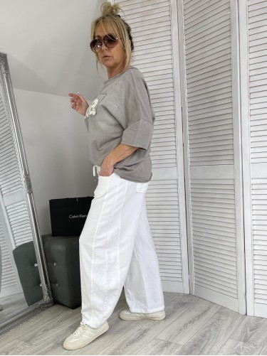SPODNIE DRESOWE BANNAN WHITE