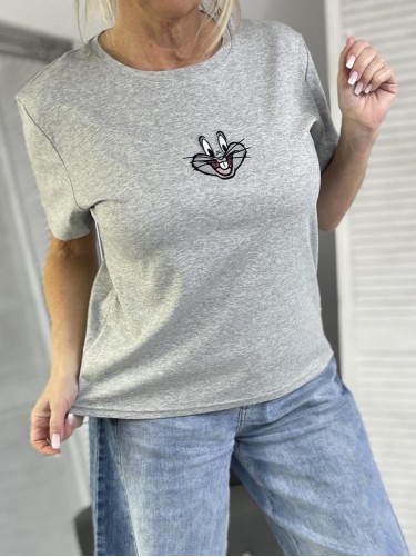 T-SHIRT RABBIT GREY