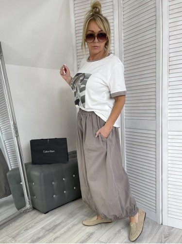 BLUZKA ITALY LIVANS WHITE&FANGO