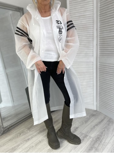 PŁASZCZ PRZECIWDESZCZOWY 23 WHITE
