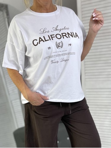 BLUZKA MICHELLE CALIFORNIA WHITE