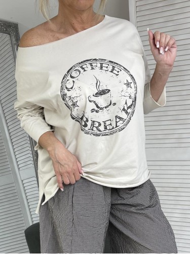 BLUZKA LASER COFFEE BREAK BEIGE