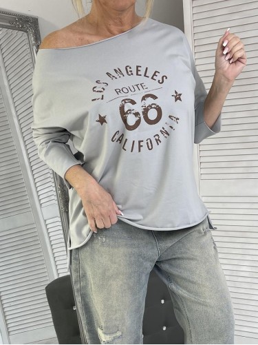 BLUZKA LASER ROUTE 66 GREY