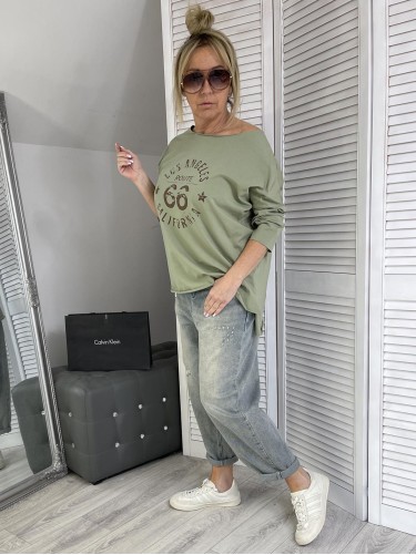BLUZKA LASER ROUTE 66 KHAKI