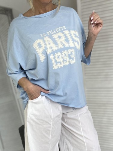 BLUZKA DEKATYZ PARIS BLUE