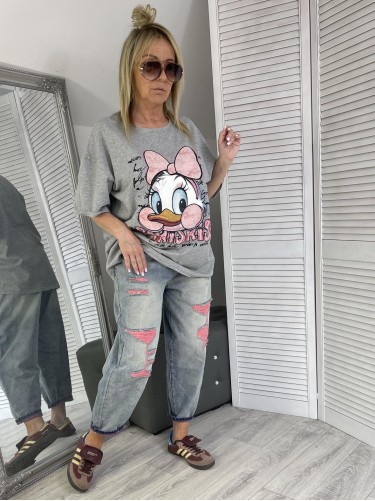 T-SHIRT KACZOR GREY