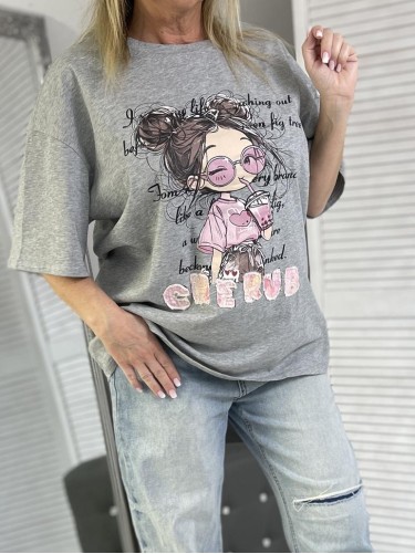T-SHIRT OKULARNICA GREY