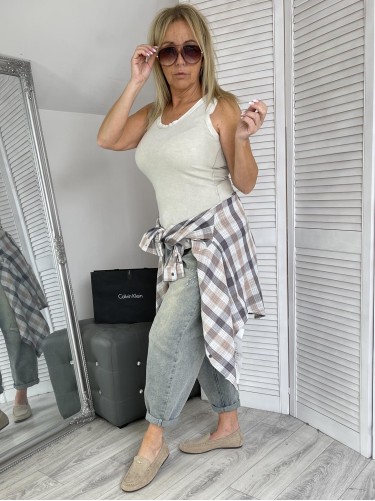 TOP MUMU DEKATYZ BEIGE