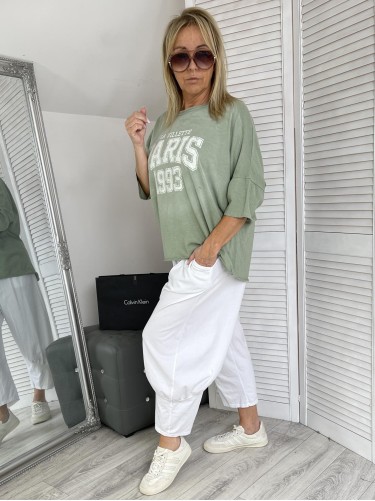 BLUZKA DEKATYZ PARIS SZAŁWIA