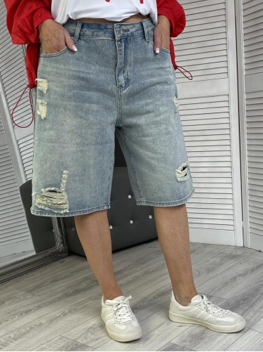 BERMUDY SZORTY JEANS BLUE