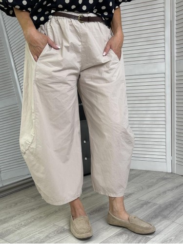 SPODNIE LUXLUNA ITALY BEIGE