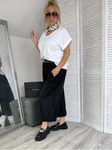 SPODNIE LUXLUNA ITALY BLACK