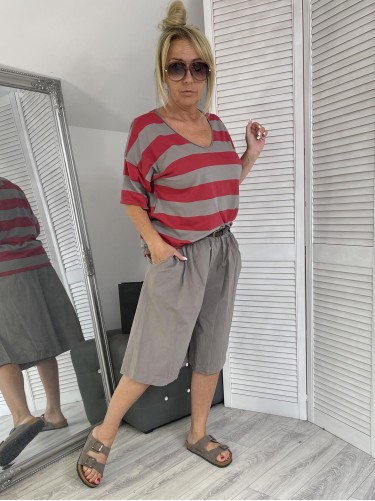 BLUZKA PASY MICHELLE FANGO&RED