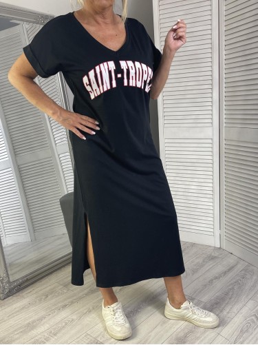 SUKIENKA ITALY SAINT TROPEZ BLACK