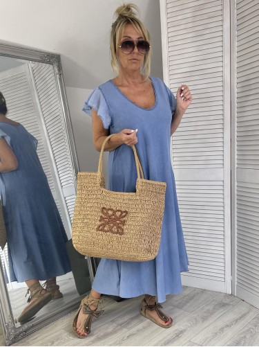 SUKIENKA DEKATYZ ZOYE BLUE