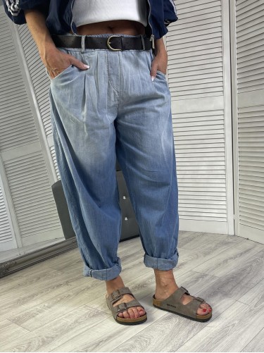 SPODNIE ITALY NEST JEANS BLUE