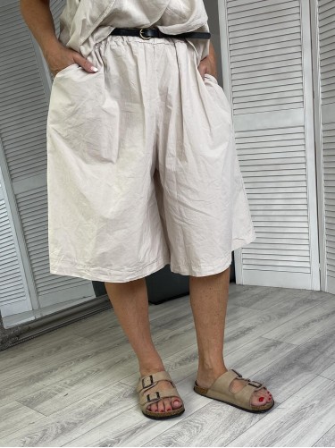 SZORTY BERMUDY LUX LUNA BEIGE
