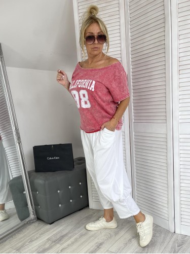 BLUZKA DEKATYZ CALIFORNIA TRUSKAWKA