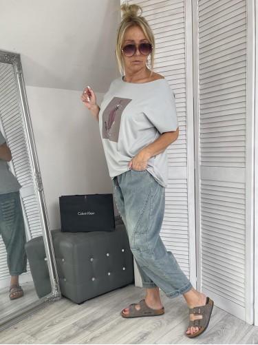 BLUZKA LASER MADAME KRÓTKI GREY