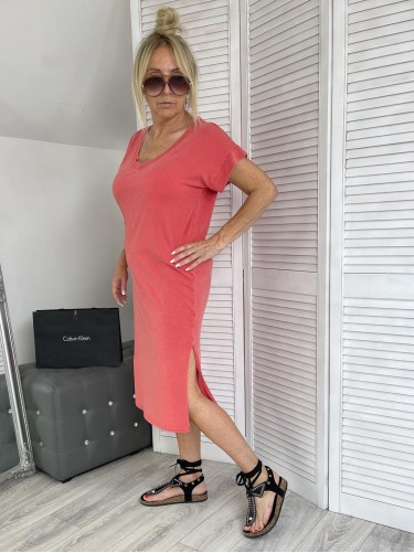 SUKIENKA ZOYE DEKATYZ CORAL