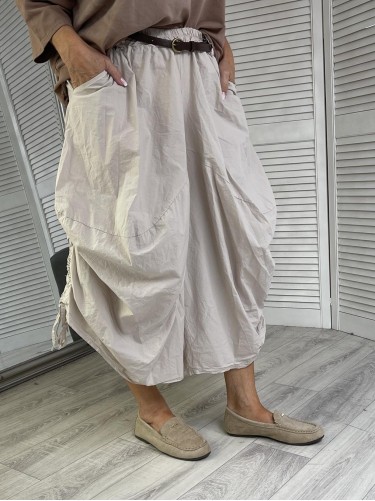 SPÓDNICO/SPODNIE ITALY BEIGE