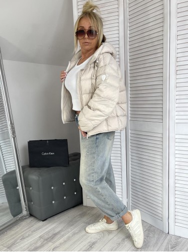 KURTKA PIKOWANA THEA BEIGE