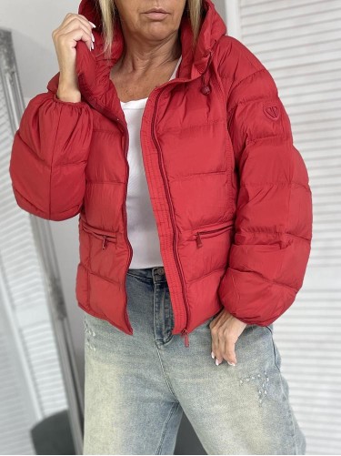 KURTKA PIKOWANA THEA RED