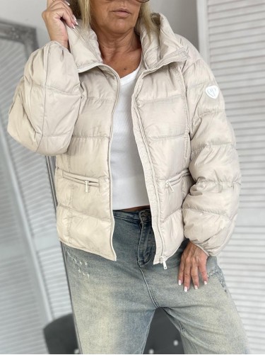KURTKA PIKOWANA THEA BEIGE