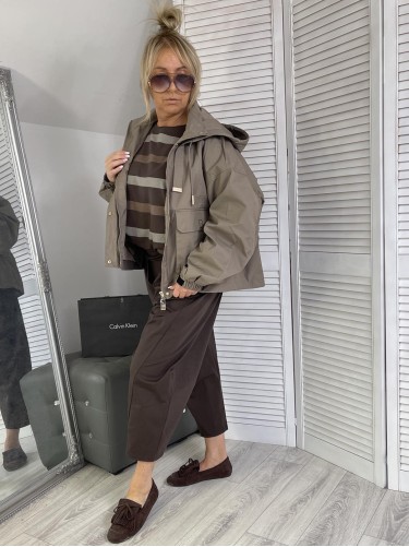 BLUZKA PASKI MUJE LASER BRONZE