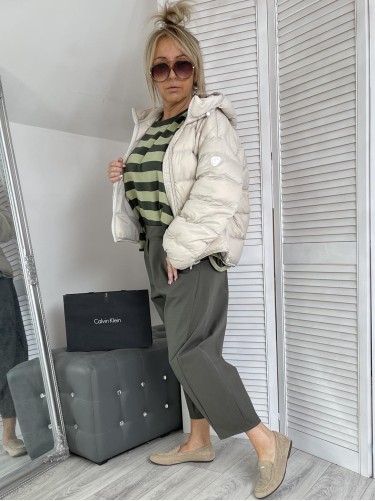 BLUZKA MUMU PASKI SZAŁWIA&KHAKI