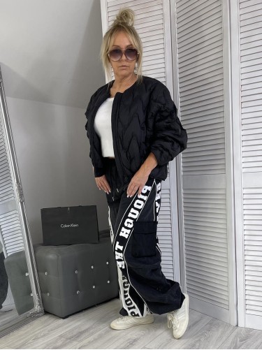 SPODNIE BALLON JEANS BLACK