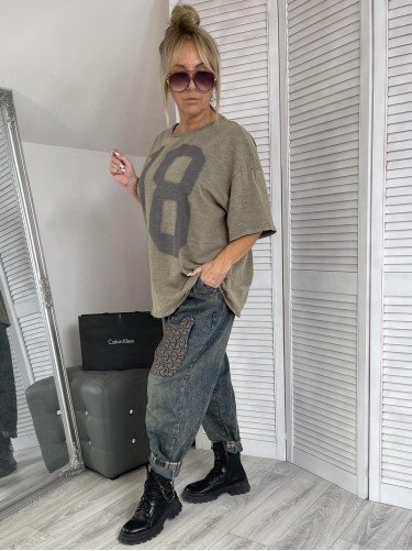 BLUZKA DEKATYZ 18 OLIWKA