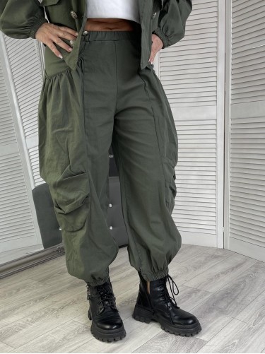 SPODNIE ITALY BOJÓWKI KHAKI