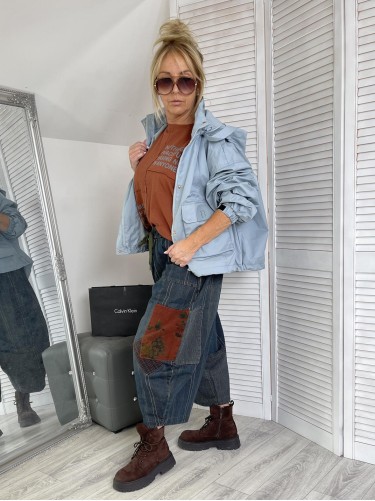 SPODNIE JEANS JUESE MILA GRANAT